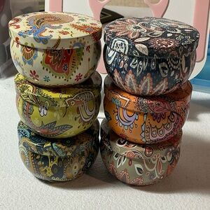Paisley Patterned Decorative Candles